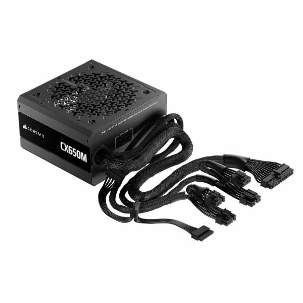 FUENTE 650W CORSAIR CX650M ATX 3.1 PCIE 5.1 CYBENETICS BRONZE SEMI MODULAR CP-9020310-AR