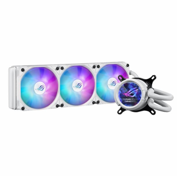 WATERCOOLER 360MM ASUS ROG STRIX LC III 360 ARGB LCD WHITE