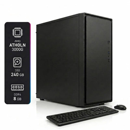 PC Armada Home Office AMD Athlon 3000G 8GB RAM SSD 240GB