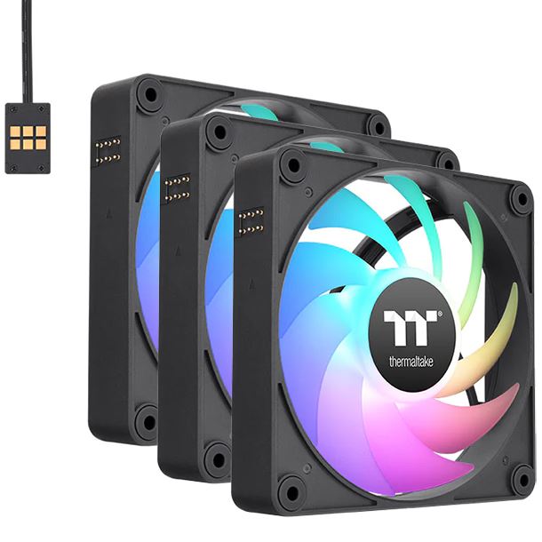KIT 3 FAN COOLER 120MM THERMALTAKE CT120 EX ARGB