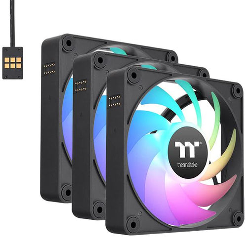 KIT 3 FAN COOLER 120MM THERMALTAKE CT120 EX ARGB