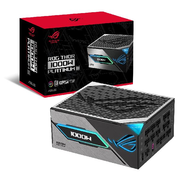 FUENTE 1000W ASUS ROG THOR 1000P III PLATINUM 80 PLUS PLATINUM