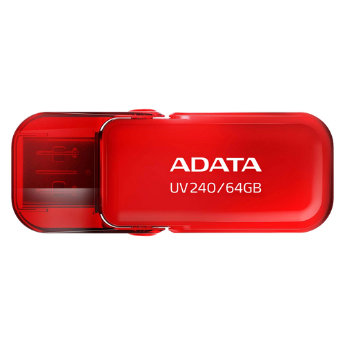 Pen Drive ADATA UV240 64GB USB 2.0 RED