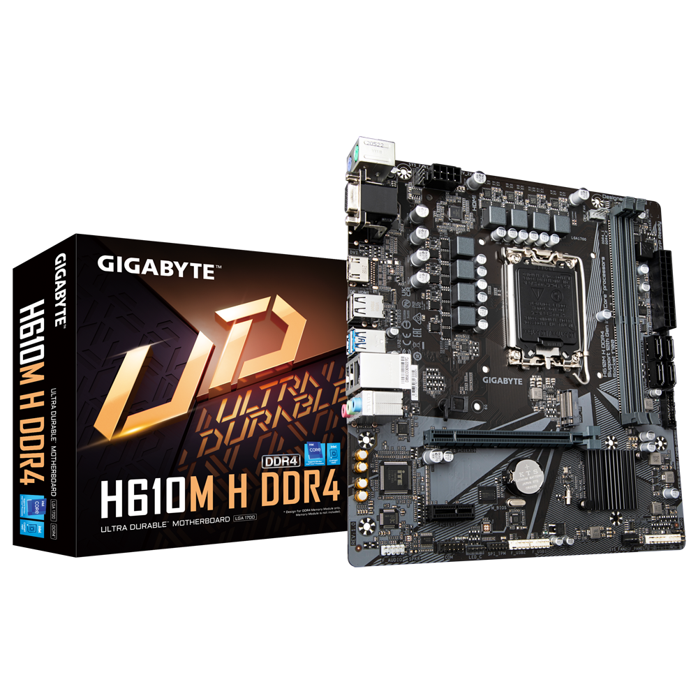 Mother Gigabyte H610M H DDR4 1700 (12va/13va/14va Gen) (0465)