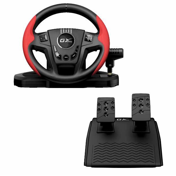 VOLANTE Y PEDALERA GENIUS SPEEDMASTER - ROTACION 270° C/VIBRACION