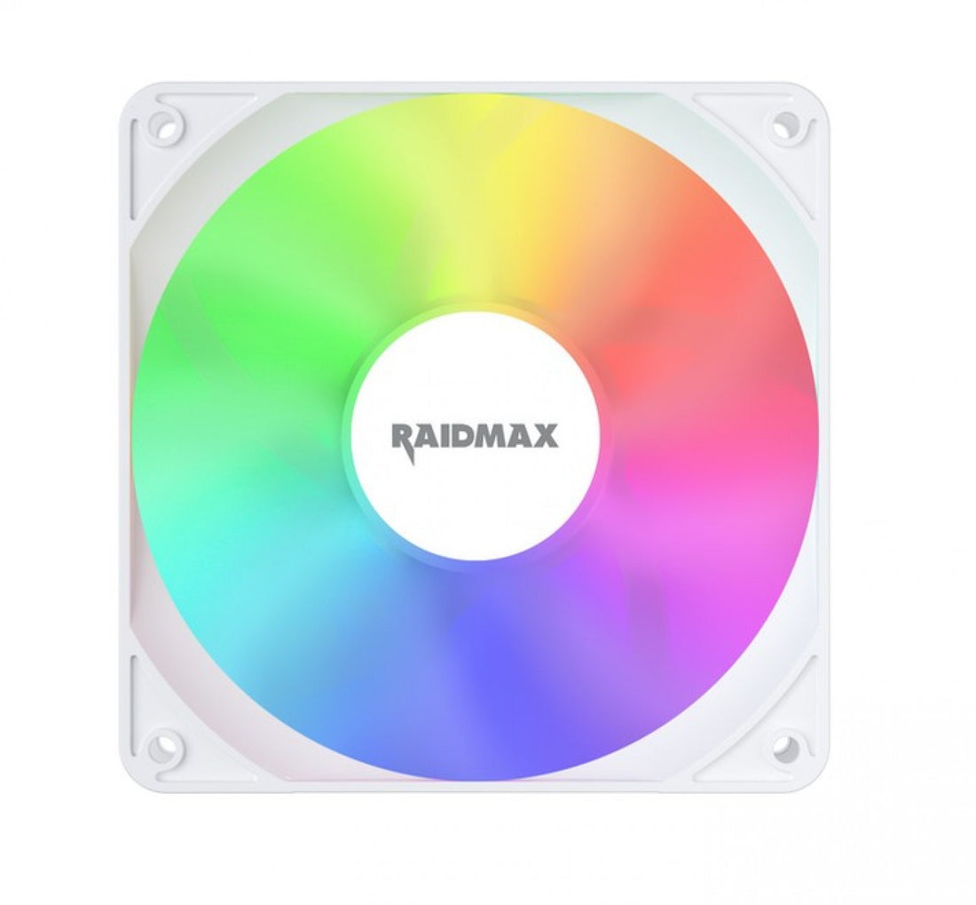 COOLER FAN 120mm ARGB PMW RAIDMAX X-AIR WHITE