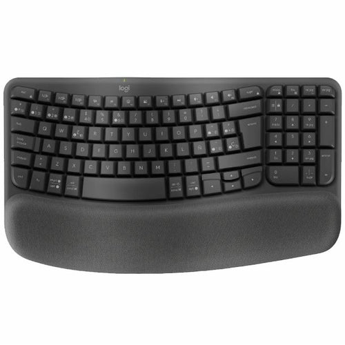 TECLADO WIRELESS LOGITECH WAVE KEYS ERGO NEGRO 920-012278 ESPAÑOL