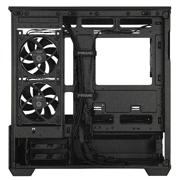 GABINETE ASUS PRIME AP202 TG CURVO 3FAN ARGB BLACK