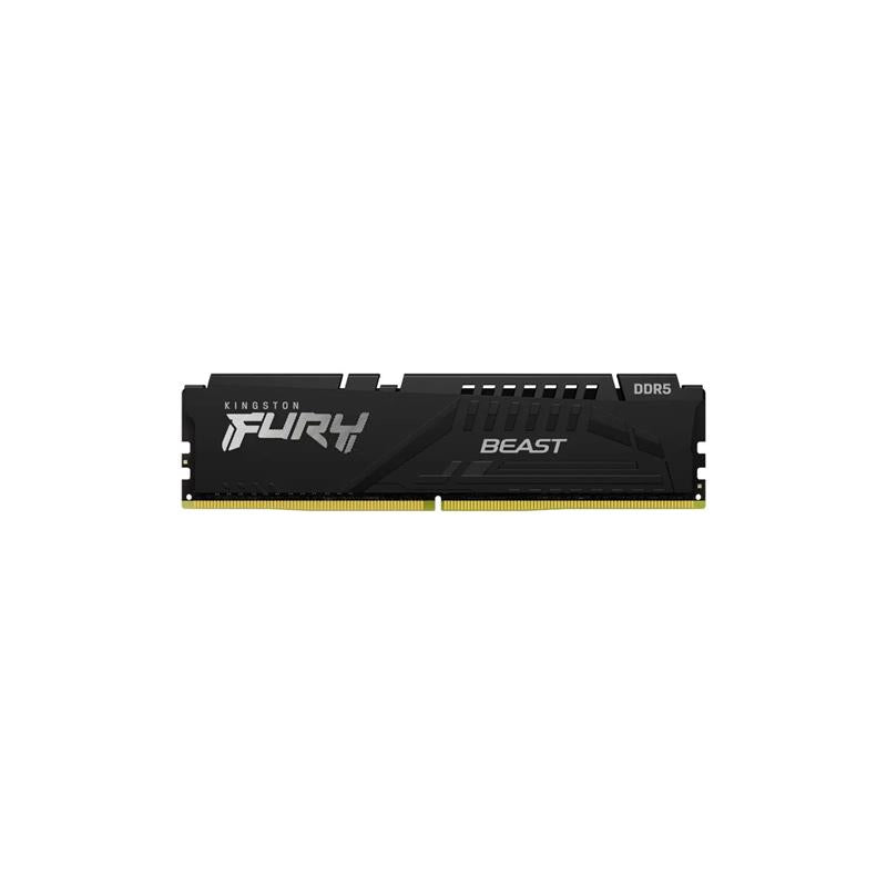 Memoria Ram UDIMM KINGSTON Fury Beast 8GB DDR5 60000MHz CL36 1.35V Single Negro