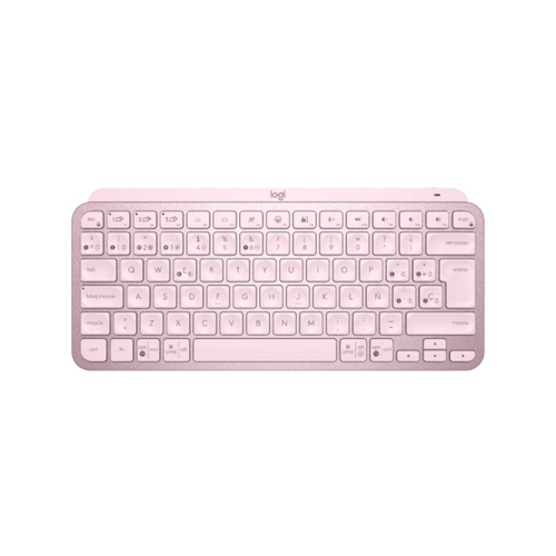 Teclado Logitech Wireless MX Keys Mini Rose Retroilum 920-010478