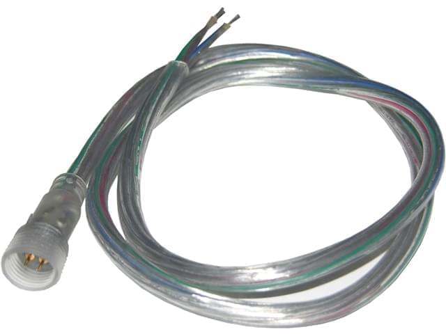 Cable alargue para led macho sumergible RGB de 0.5m