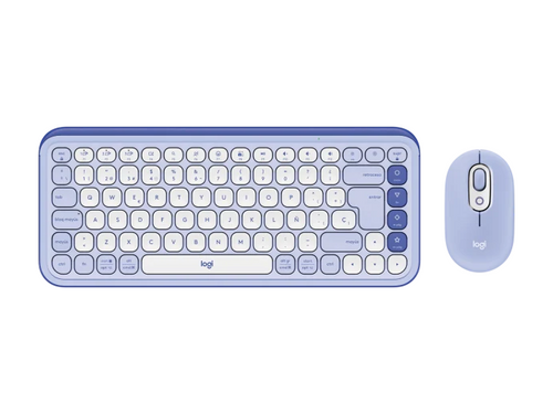 Teclado+Mouse Logitech Pop Icon Lila 920-013054
