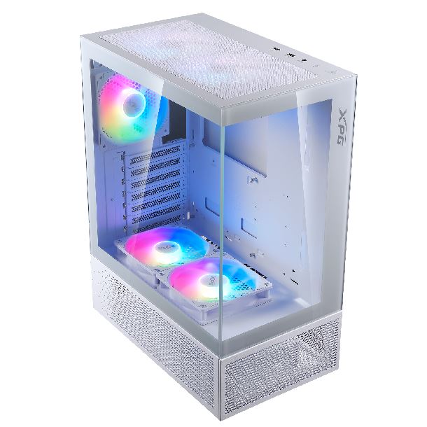 GABINETE ADATA XPG INVADER X MINI 5FAN ARGB WHITE