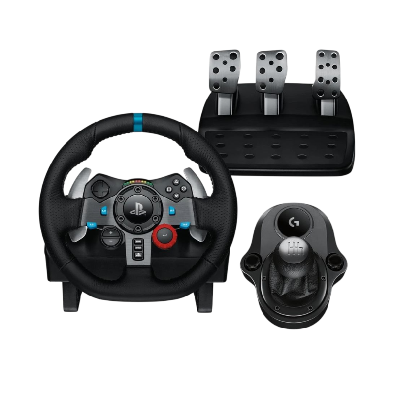 COMBO LOGITECH VOLANTE G29 SE + PEDALERA + PALANCA DE CAMBIOS SHIFTER PC/PS4/PS5 991-000529