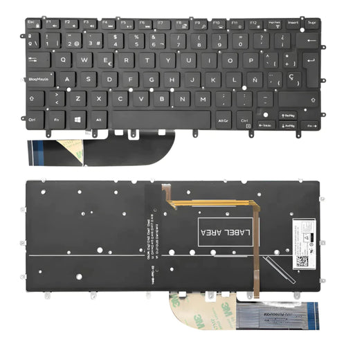 Teclado Para Dell Inspiron 13 7000 7347 7348 Retroiluminado