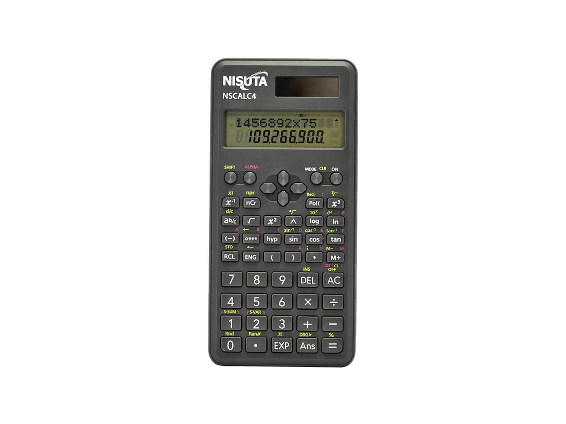 Calculadora científica solar de 10+2 digitos y 240 funciones
