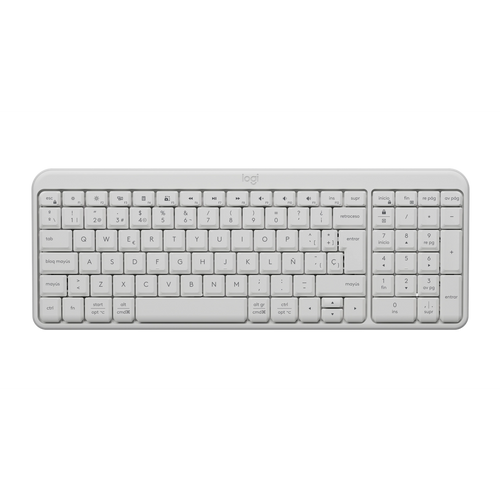 Teclado Bluettoth Logitech K250 Blanco