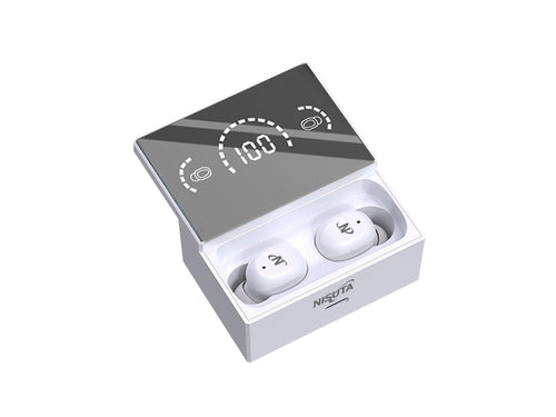 Auricular Bluetooth Earbuds con cajita recargable