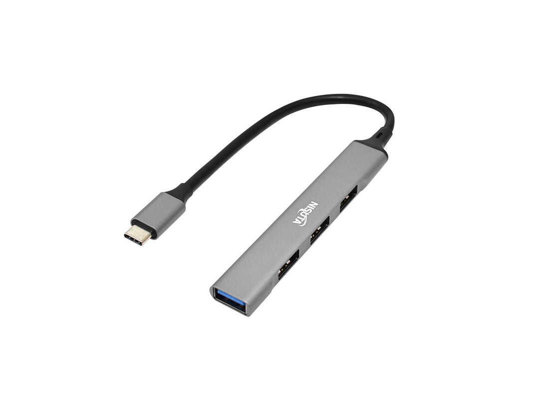 Hub USB C de 3 puertos usb 2.0 y 1 puerto usb 3.0