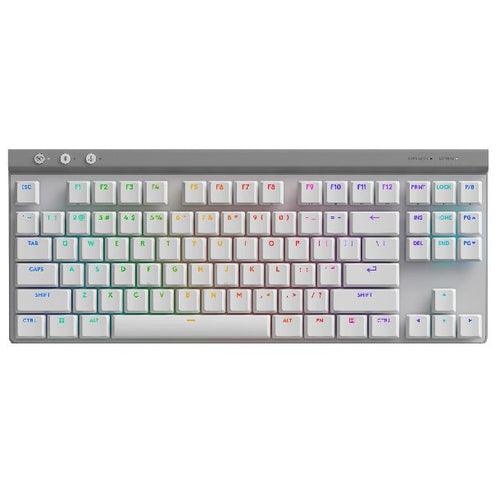 TECLADO MECANICO WIRELESS LOGITECH G515 LIGHTSPEED TKL WHITE 920-012535 INGLES