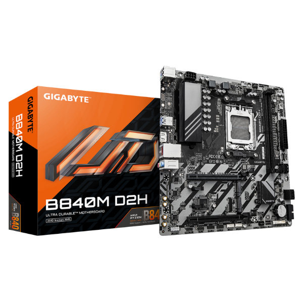 Mother Gigabyte B840M D2H DDR5 AM5 (Serie 7000/8000/9000) (8116)