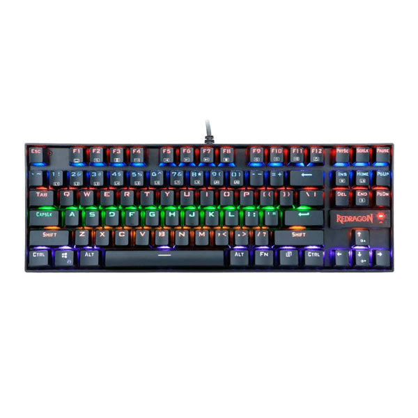 TECLADO GAMER REDRAGON KUMARA K552 RAINBOW - RED SWITCH