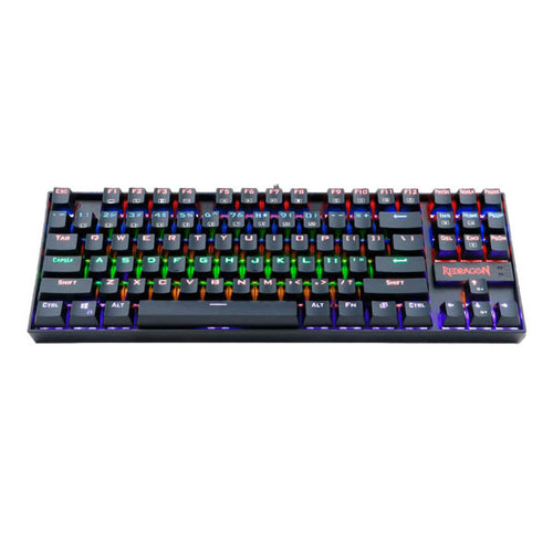 TECLADO GAMER REDRAGON KUMARA K552 RAINBOW - RED SWITCH