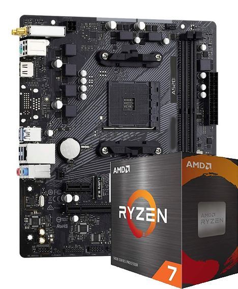 COMBO AMD RYZEN 7 5700G+A520