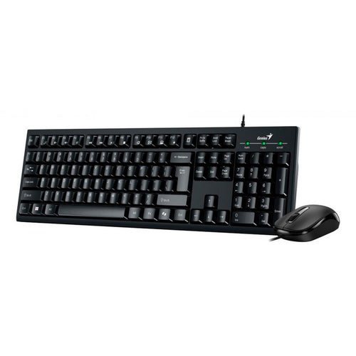 TECLADO + MOUSE COMBO USB GENIUS KM-100SE BLACK