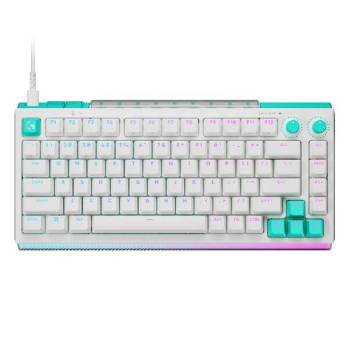 TECLADO MECANICO LOGITECH G512 X 75 RGB WHITE TACTILE INGLES 920-013948