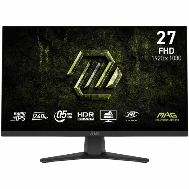 MONITOR GAMER 27 MSI MAG 272F X24 IPS FHD 240HZ 0.05MS HDMI DP