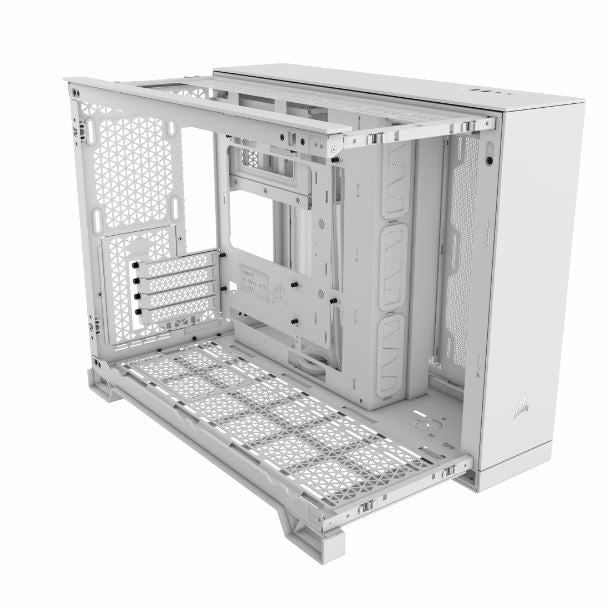 GABINETE CORSAIR 2500X TG DUAL CHAMBER WHITE CC-9011266-WW