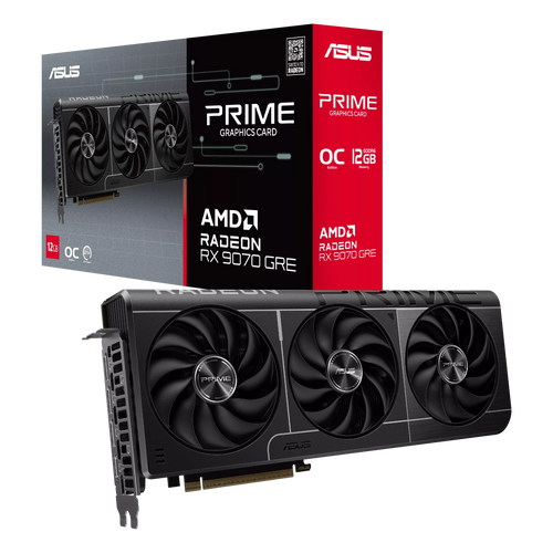 Placa de Video ASUS AMD Radeon PRIME RX9070 GRE O12G EVO