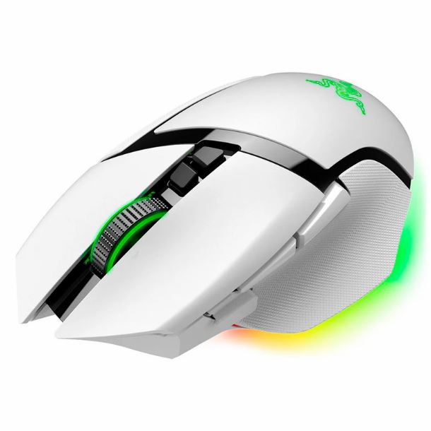 MOUSE GAMER WIRELESS RAZER BASILISK V3 PRO 35K WHITE RZ01-05240200-R3U1