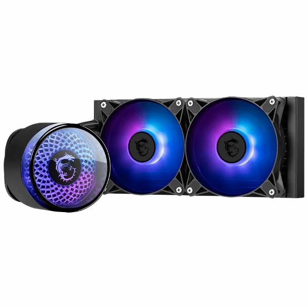 WATERCOOLER 240MM MSI MAG CORELIQUID A12 240 ARGB BLACK