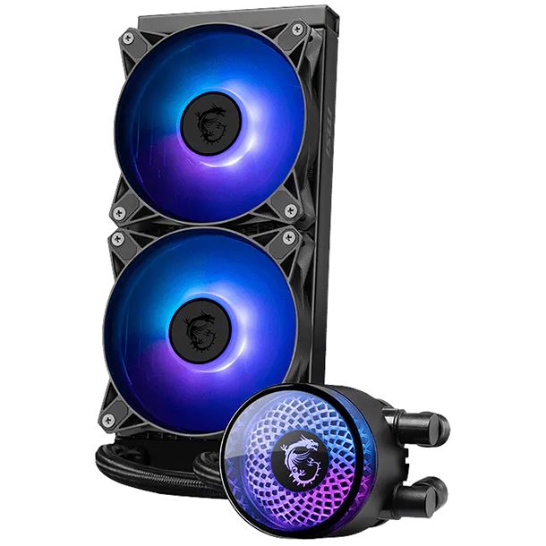 WATERCOOLER 240MM MSI MAG CORELIQUID A12 240 ARGB BLACK