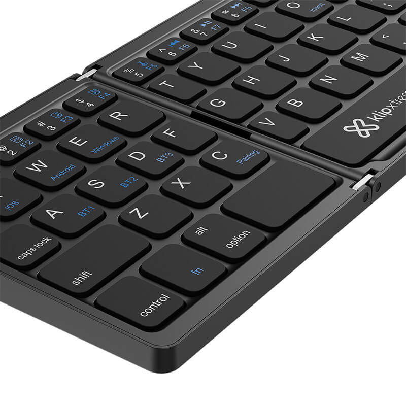 Teclado Inalambrico Klipxtreme Flexplit Plegable Con Panel Tactil Bluetooth® (Kck-650S-Bk)