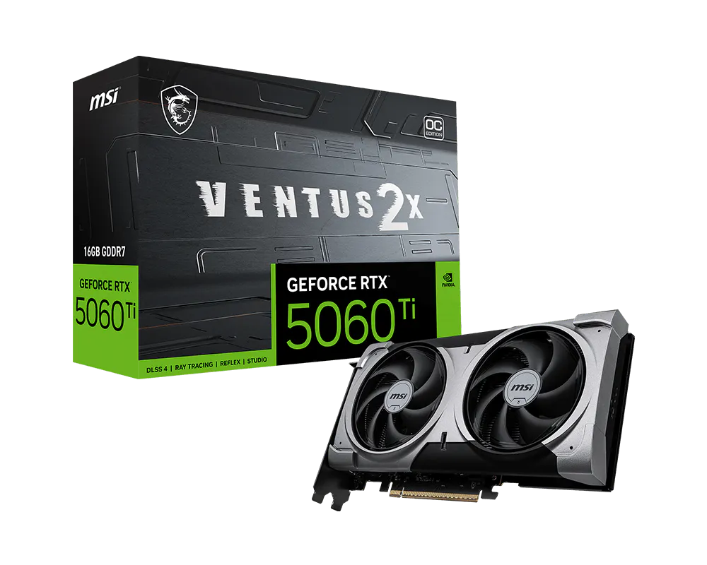 VGA MSI GeForce RTX 5060 Ti 16G VENTUS 2X OC PLUS (4471)