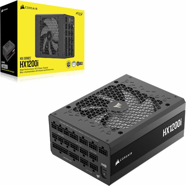 FUENTE 1200W CORSAIR HX1200I PLATINUM (2025) 80 PLUS PLATINUM CP-9020307-AR