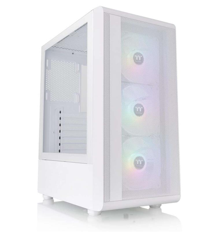 GABINETE THERMALTAKE S200 PLUS TG ARGB SNOW WHITE TEMPERED GLASS