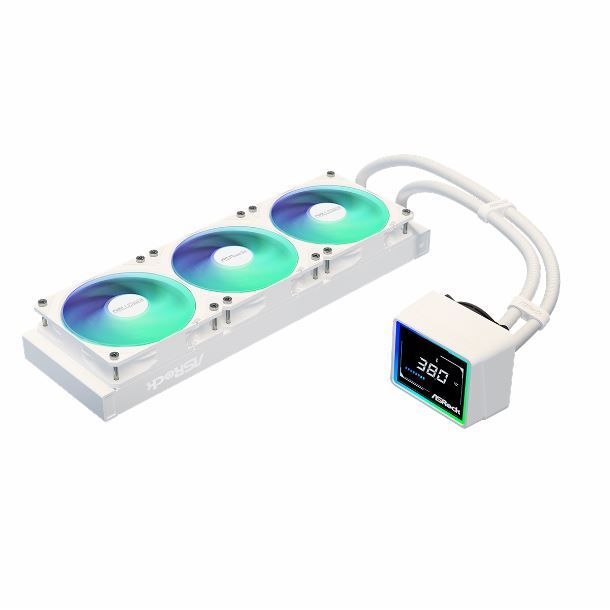 WATERCOOLER 360MM ASROCK CHALLENGER 360 DIGITAL WHITE