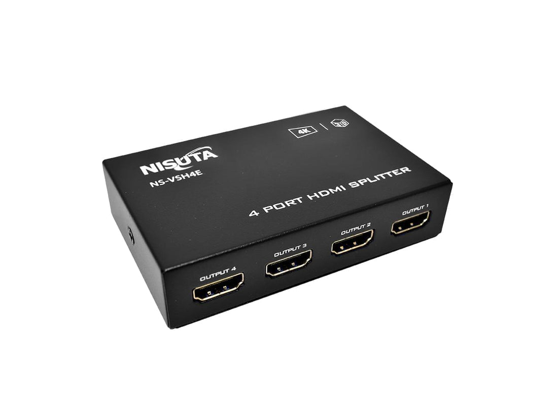 Splitter HDMI de 4 puertos 4K, 3D, 1.4b