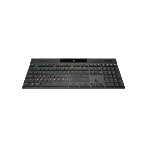 Teclado gamer Corsair RGB ultradelgado K100 AIR WIRELESS CHERRY MX Ultra Low Profile