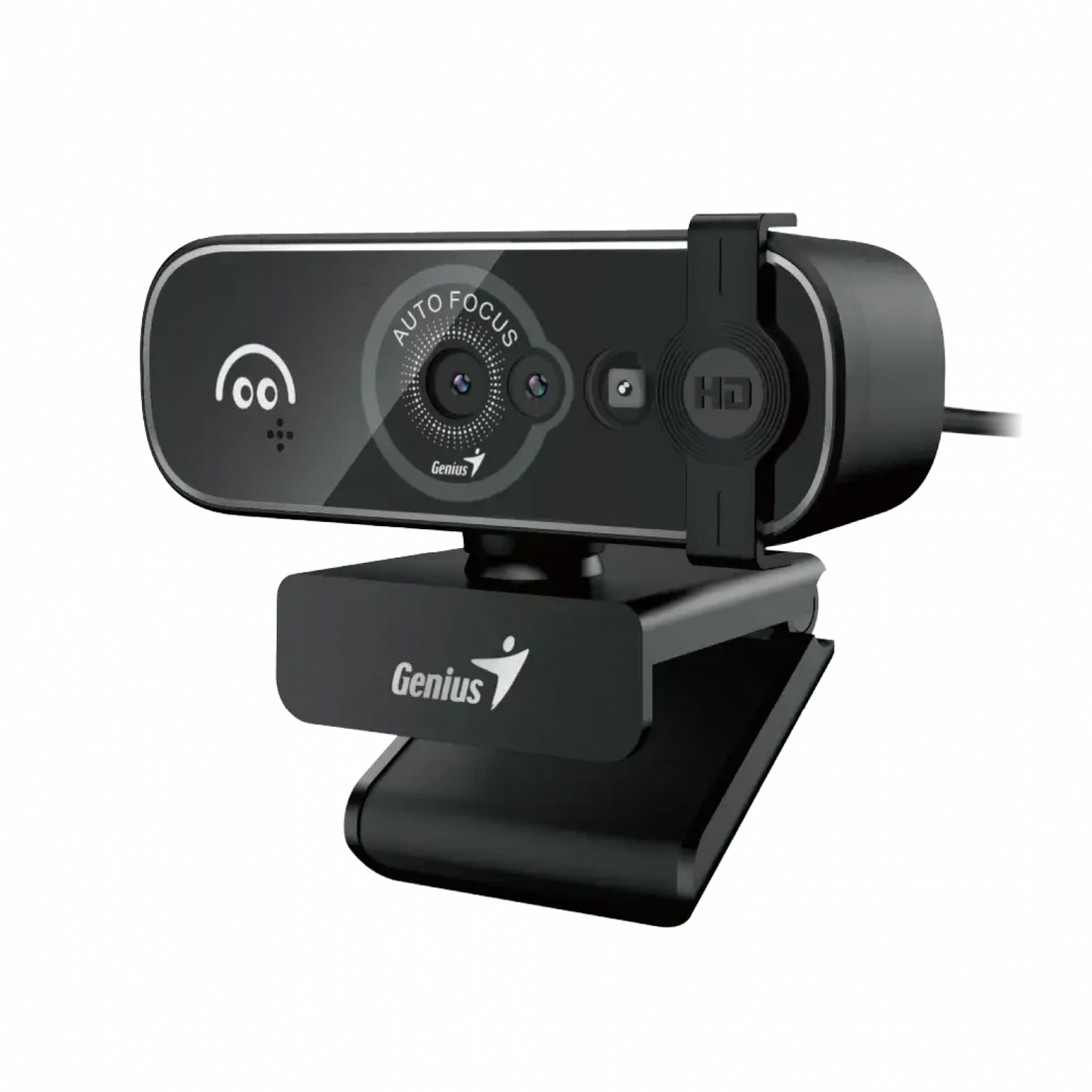WEBCAM GENIUS FACECAM OPEN BLACK FHD - CON TAPA - WINDOWS HELLO