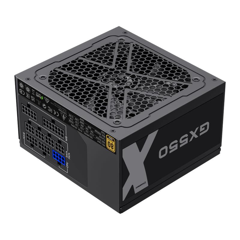 Fuente 550W Gamemax GX-550 80 Plus Gold Full Modular
