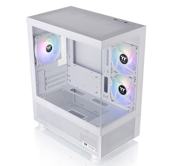 GABINETE THERMALTAKE VIEW 170 TG FAN ARGB SNOW WHITE