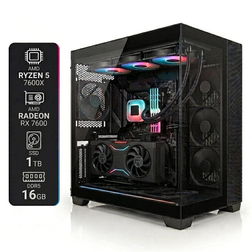 PC ARMADA STREAMING RYZEN 5 7600X 16GB 1TB NVME GeForce RTX 5050 8G 650W