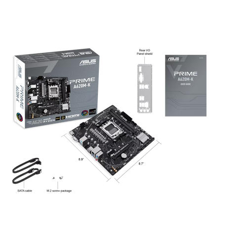 Motherboard ASUS PRIME A620M-K AM5 DDR5
