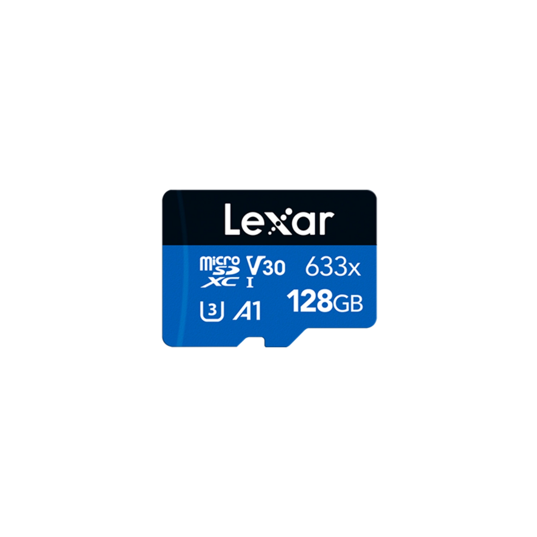 Tarjeta microSDXC Lexar  633x 128GB UHS-I C10 con adaptador