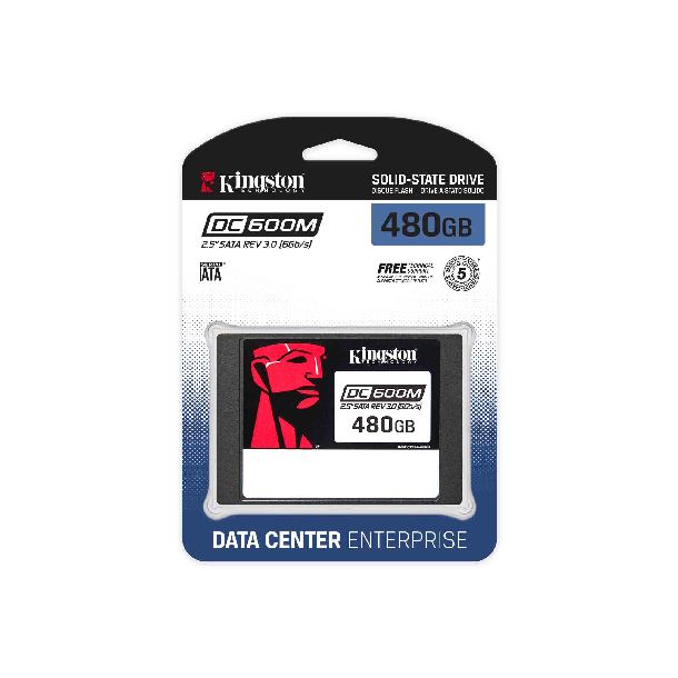 HD SSD 480GB KINGSTON DC600M SATA III 2.5 P/SERVIDOR SEDC600M/480G